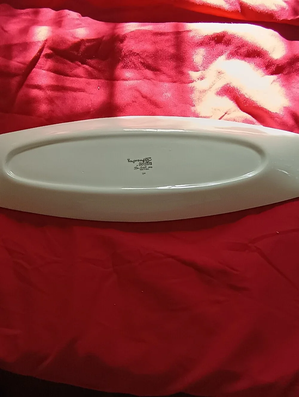 Impromptu Iroquois Ben Seibel Bridal White Celery Dish 15.25 in
